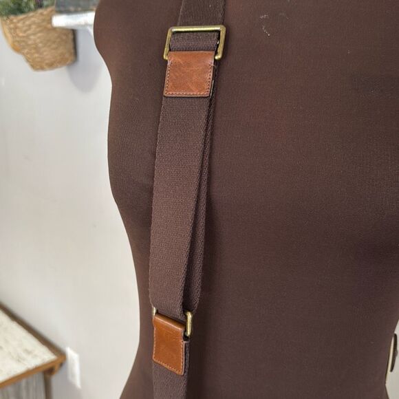 Coach Shoulder Bag Bleecker Legacy Leather Fawn Brown Crossbody Field messenger - Picture 3 of 10